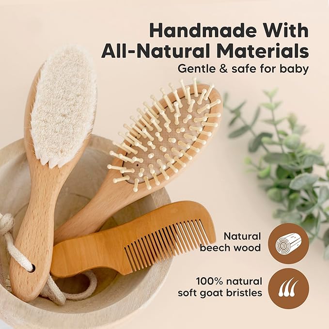 Rovco – Baby Comb & Brush Set